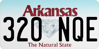 AR license plate 320NQE