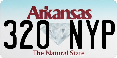 AR license plate 320NYP