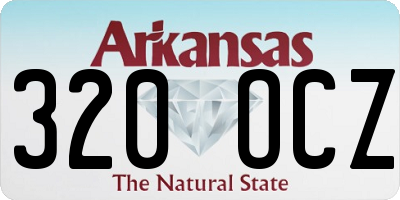AR license plate 320OCZ
