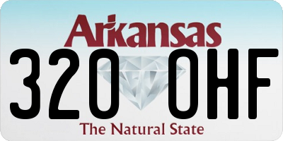 AR license plate 320OHF