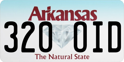 AR license plate 320OID