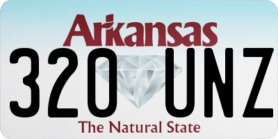 AR license plate 320UNZ
