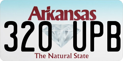 AR license plate 320UPB