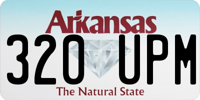 AR license plate 320UPM