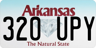 AR license plate 320UPY