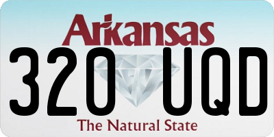 AR license plate 320UQD