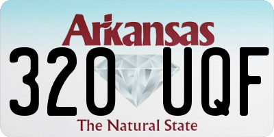 AR license plate 320UQF