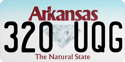 AR license plate 320UQG