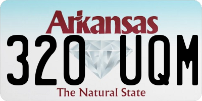 AR license plate 320UQM