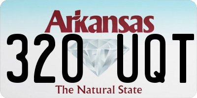AR license plate 320UQT
