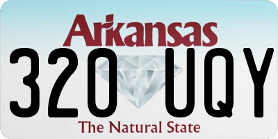 AR license plate 320UQY