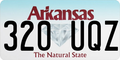 AR license plate 320UQZ