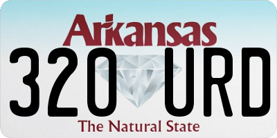 AR license plate 320URD