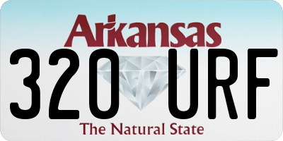 AR license plate 320URF