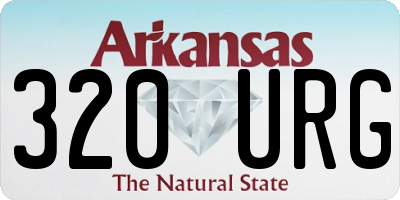 AR license plate 320URG