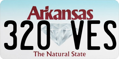 AR license plate 320VES