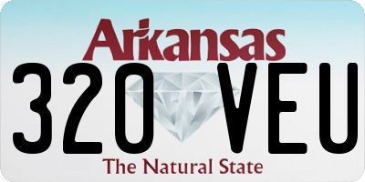 AR license plate 320VEU