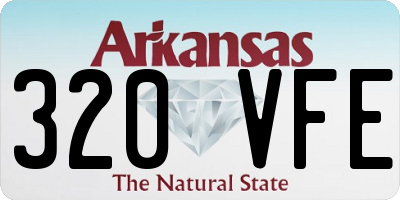 AR license plate 320VFE