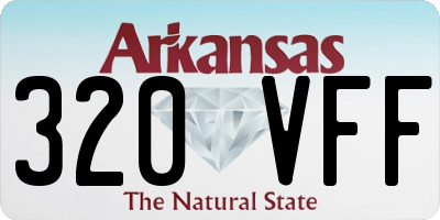AR license plate 320VFF
