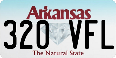 AR license plate 320VFL