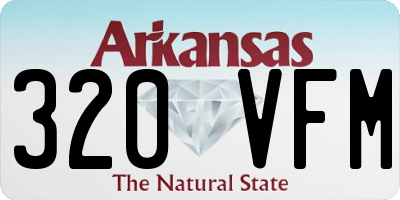 AR license plate 320VFM