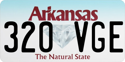 AR license plate 320VGE