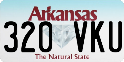 AR license plate 320VKU