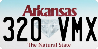 AR license plate 320VMX
