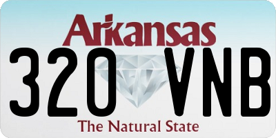 AR license plate 320VNB