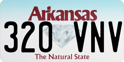 AR license plate 320VNV