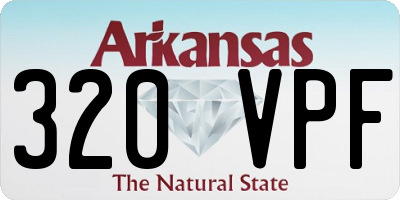 AR license plate 320VPF