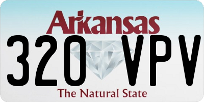 AR license plate 320VPV