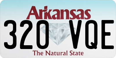 AR license plate 320VQE