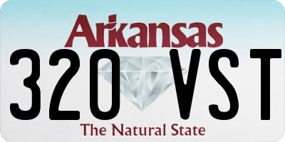 AR license plate 320VST