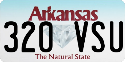AR license plate 320VSU