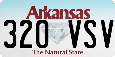 AR license plate 320VSV