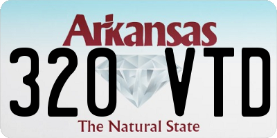 AR license plate 320VTD