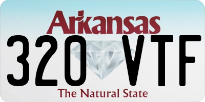 AR license plate 320VTF