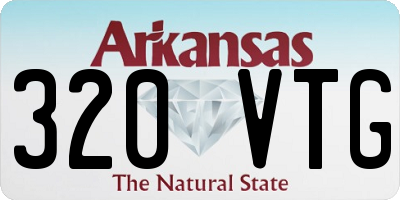 AR license plate 320VTG