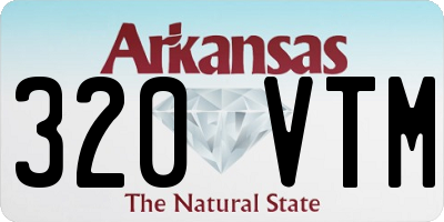 AR license plate 320VTM