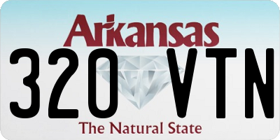 AR license plate 320VTN