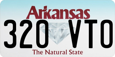 AR license plate 320VTO