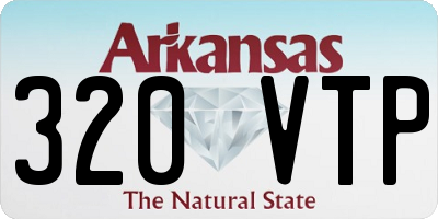 AR license plate 320VTP