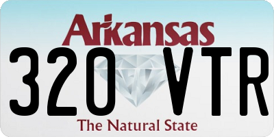 AR license plate 320VTR