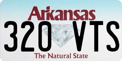 AR license plate 320VTS