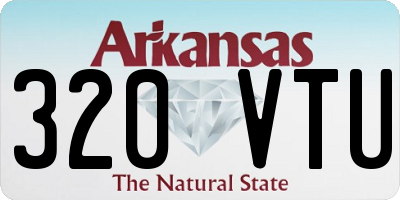 AR license plate 320VTU