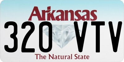 AR license plate 320VTV