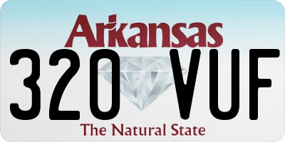 AR license plate 320VUF