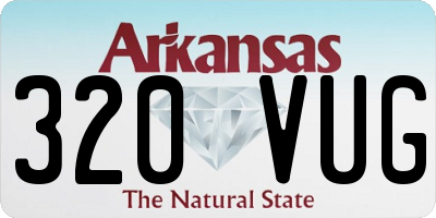 AR license plate 320VUG