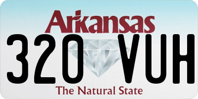 AR license plate 320VUH